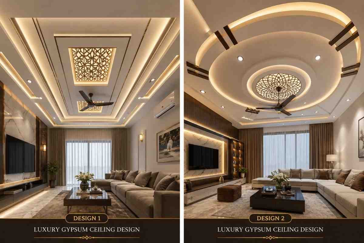 luxury gypsum ceiling design